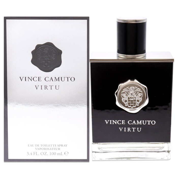 VINCE CAMUTO Virtu Eau De Toilette Spray for Men, 3.4 Fl Oz