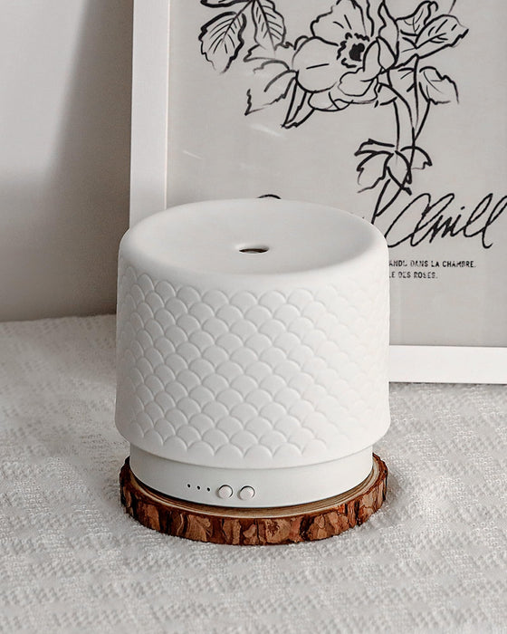 Essential Oil Diffuser, Ceramic Diffuser for Essential Oil Large Room Diffusers,Ultrasonic 280ml Aromatherapy Diffuser with Essential Oil, Bedroom Vaporizer Cool Mist Humidifier for Home Office