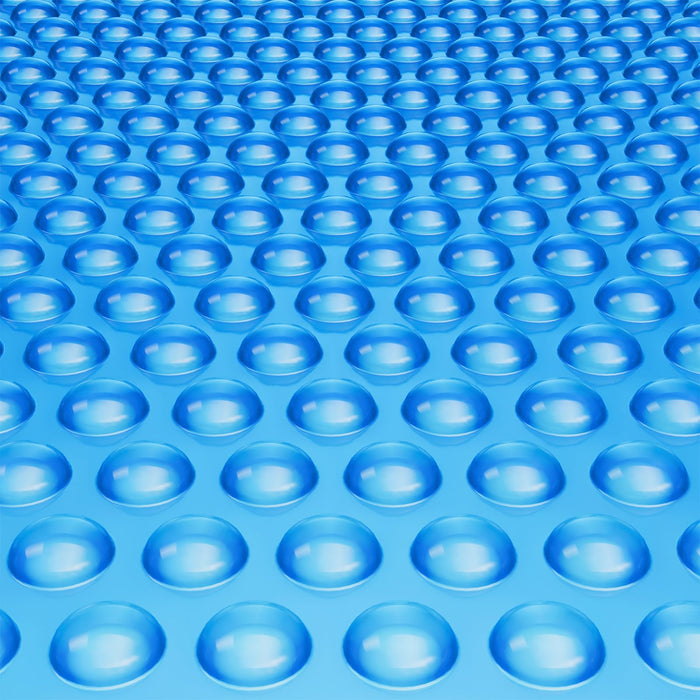 VEVOR Solar Pool Cover, 28 x 14 ft Rectangle Solar Cover 12 mil for Pools, Inground Above Ground Swimming Pool Solar Blanket with Bubble, Heat Retaining Solar Covers Blue