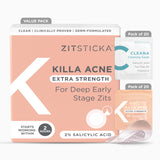 ZitSticka Extra Strength Killa Acne Patches for Face - World's Most Potent Pimple Patch with Fast-Acting Microdarts - Starts Working within 2 Hours for Deep, Early-Stage Zits & Blemish - 20 Pack