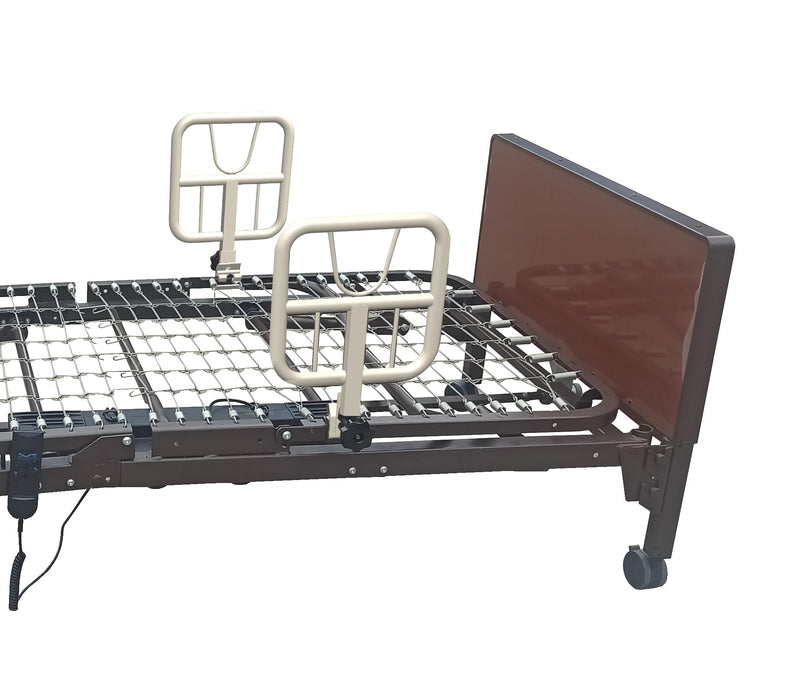 AireMed Bed Assist Rails (Set of 2) – Fits Some Metal Hospital Beds – for Repositioning & Getting in and Out of Bed Safely – Hospital Bed Rail, Safety Assist Medical Rail for Seniors & Elderly (Ivory)