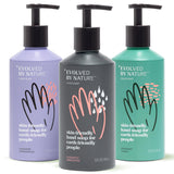 Evolved By Nature Liquid Hand Soap, 12 Oz (Charcoal, Variety Pack of 3) - Unscented, Rosemary Lemon, and Lavender Lemongrass - Biodegradable Formula