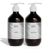 BondiBoost HG Duo Shampoo + Conditioner Bundle [16.90 fl oz each] - Improves Appearance for Thinning Hair - Volumizing + Hydrating + Nourishing - Sulfate/Paraben Free, for Women/Men - Australian Made