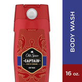 Old Spice Red Collection Captain Scent Body Wash for Men, (Pack of 4), 16 Ounce