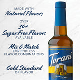 Torani Sugar Free Syrup, Coffeehouse Variety Pack, Set of 4 12.7 Ounce Bottles