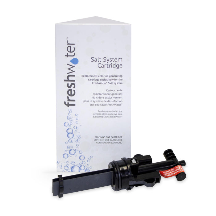 FreshWater Salt System Cartridge - Water Treatment Replacement Cartridge for Spas & Hot Tubs - Easy Maintenance - Supports Natural-Feeling Water to Help Prevent Dry Eyes & Itchy Skin (1 Pack)