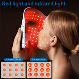 BUBLOC Red Light Therapy Mask, Led Contour Face Mask Light Therapy, 7 Color Red Light Face Mask Portable and Rechargeable, Red Light Therapy At Home and Wireless Led Face Mask[BMask]