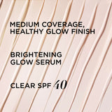 IT Cosmetics CC+ Nude Glow Lightweight Foundation + Glow Serum with SPF 40 - With Niacinamide, Hyaluronic Acid & Green Tea Extract - Fair Beige - 1.08 fl oz