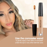 Frankie Rose Cosmetics Our Lil’ Secret Concealer – Sweat-Proof & Matte Under Eye Concealer, Long Lasting Concealer Full Coverage For Fine Lines, Dark Circles & Hide Imperfections - Angelic