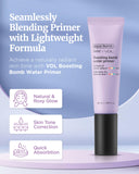 VDL Boosting Bomb Water Primer (Natural Finish, 1fl oz) - Makeup Base, Natural Radiance Booster. Smooth & Even Skin Tone, Moisturizer. Korean Skin Care for Perfect Canvas. Vegan Formula Cream,