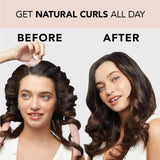 Kitsch Satin Heatless Curling Set - Overnight Hair Curlers to Sleep in, Heatless Curls, Heatless Hair Curler Overnight Curls, Heatless Curling Rod Headband, No Heat Soft Curlers to Sleep in - Microdot