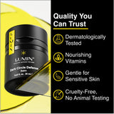 Lumin - Men's Dark Circle Defense Balm - Anti-Aging Korean Formulated Eye Cream Treatment for dark circles, fine lines, & wrinkles, Suitable for all skin types, Daily Use, 20ml, 1-Pack