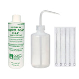 STI Tattoo Supply 8oz Cosco Green Soap Tattoo Stencil Wash and 8oz Diffuser Squeeze Bottle