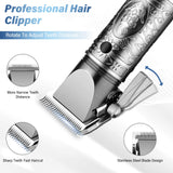 GSKY Hair Clippers for Men, Professional Beard Trimmer for Men, Beard Trimming Kit, Clippers and Trimmers Set, Hair Cutting Kit, Electric Razor, Mens Grooming Kit, Shaving Machines for Men