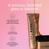 BALI BODY Body Highlighter, Shimmering Luminizer, Hydrating Light Reflecting Technology, Flawless Finish, Vegan and Cruelty-Free (100 ml/3.4 fl oz)