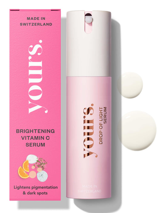 YOURS Anti-Pigmentation Serum- Vitamin C & Niacinamide- Lightens Pigmentation, Dark Spots and Acne Scars, Brightens Dull Skin, Improves Skin Tone & Skin Texture, 1 Fl Oz