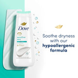 Dove Body Wash Deep Moisture, Sensitive Skin, Cucumber and Green Tea, and Shea Butter & Vanilla Collection 4 Count Skin Cleanser with 24hr Renewing MicroMoisture 20 oz