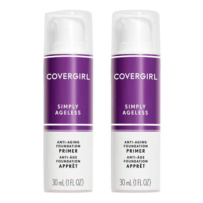 Covergirl Simply Ageless Oil Free Make Up Primer, Pack of 2