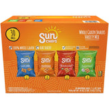 Sun Chips Whole Grain Chips, Variety Pack, 1.5 Oz, 30-Count