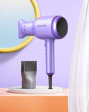 wavytalk Hair Dryer with Diffuser Professional Hair Dryer 1875W Diffuser Hair Dryer for Women with 3 Attachments Fasting Drying Light and Quiet Purple