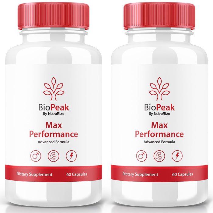 NUTRARIZE BioPeak Capsules, BioPeak Supplement, BioPeak Max Performance, Advanced Formula Pills to Support Overall Health, Bio Peak All Natural Support Formula, BioPeak Vitamins Reviews (120 Capsules (2 Pack))