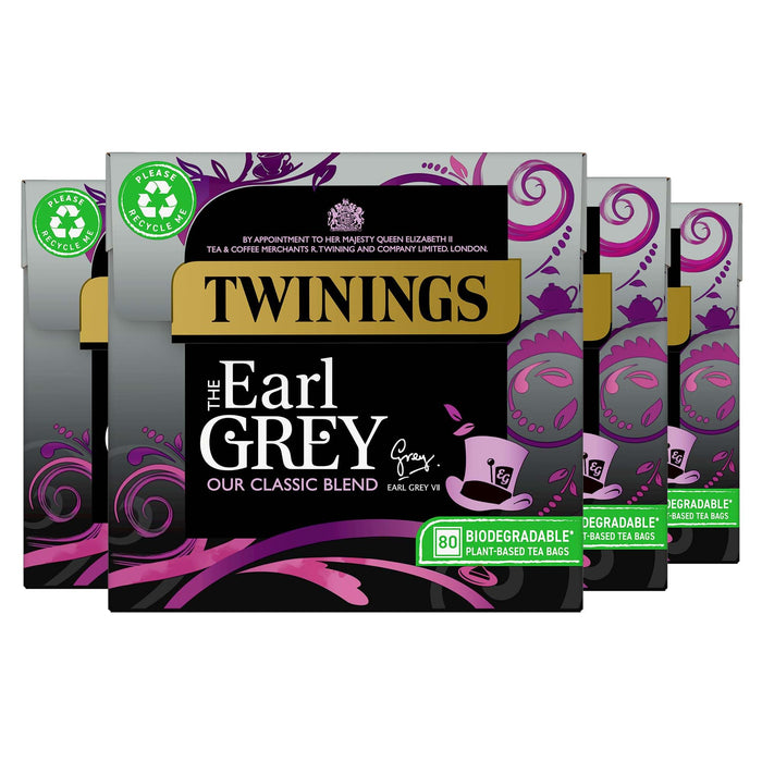 TWININGS Earl Grey Out Classic Blend 80 TeaBags