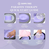 BUMPLYBEE Paraffin Wax for Hand and Feet, 10 Pack Lavender Paraffin Wax Refills for Paraffin Wax Machine, Hand Wax Paraffin Wax Bath, Foot Wax Paraffin Bath, Moisturizing Hands Feet, Deep Hydration