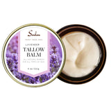 SULU ORGANICS Natural Whipped Tallow Balm for Face and Body, Natural Moisturizer made with Grassfed Beef Tallow- 4 oz/113 g (Ylang Ylang)