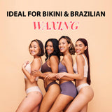 Premium Home Waxing Kit for Women: Face Brazilian Eyebrow Bikini Leg & Sensitive Skin Hair Removal- with 5 Packs Hard Wax Beads Digital Wax Warmer Kit