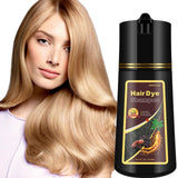 Blonde Brown Hair Shampoo Hair Dye Shampoo 3 in 1,Instant Hair Color Shampoo for Men and Women,Shampoo Hair Dye Works in minutes,Natural Brown Hair Dye - Long Lasting Shampoo Para Canas