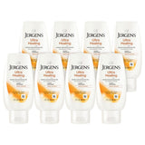 Jergens Ultra Healing Moisturizer for Dry Skin, Hand and Body Lotion, with Hydralucence Blend, Vitamins C, E and B5, 3 Oz, Pack of 12