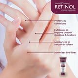 Retinol Anti-Aging Hand Cream – The Original Retinol Brand For Younger Looking Hands –Rich, Velvety Conditions & Protects Skin, Nails & Cuticles – Vitamin A Minimizes Age’s Effect on Skin