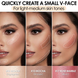 FOCALLURE 3 Pcs Cream Contour Sticks,Shades with Highlighter & Bronzer & Blush,Non-greasy Long-wear Face Contouring Pen,Easy to Sculpt the Face and Create a Lightweight Finishing Makeup,LIGHT-MEDIUM