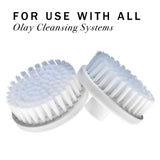 Olay Facial Cleaning Brush Advanced Facial Cleansing System Replacement Brush Heads, 2 Count (Pack of 2)