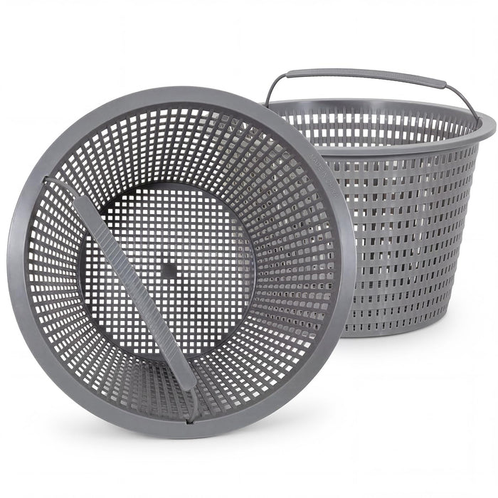 Sepetrel 2 Sets Swimming Pool Filter Basket - Replacement Skimmer Basket for In-Ground Pools - Captures Leaves, Needles and Debris - Most Pump & Water Circulation Systems