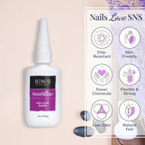 SNS Base Coat Nail Polish for Nail Dip Powder, Gelous Base Refill - Long-Lasting & Fast-Drying Nail Strengtheners Gel Base for Colors - Low-Odor & No UV Lamp Required - 2 fl. oz.