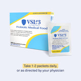 VSL#3 Probiotics for Digestive Health, Probiotic Powder, Medical Food for Gut Health Support in Women & Men, High Potency, Multi-Strain, Live Refrigerated Probiotics, 450 Billion CFUs, 30 Pack