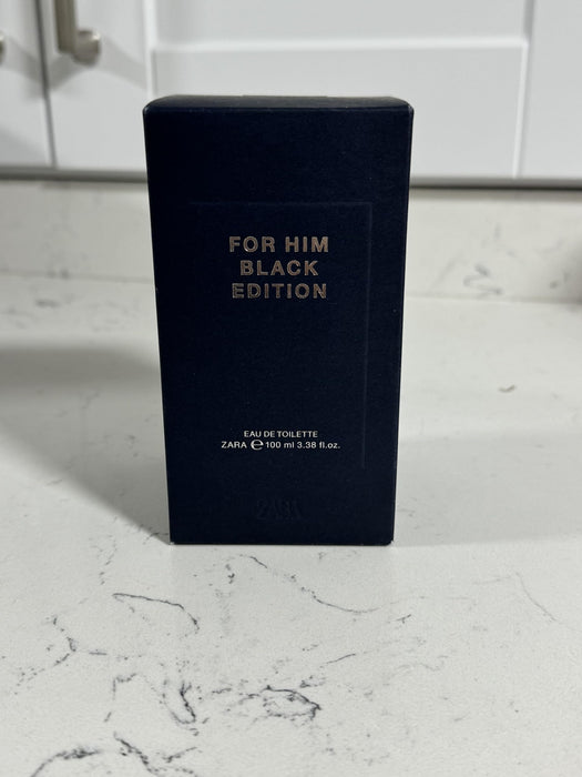 Zara FOR HIM BLACK EDITION EAU DE TOILETTE 100 ML (3.38 FL. OZ).