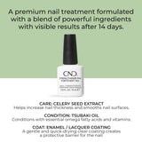 CND™ Strengthener RXx, Nail Strengthener for Tougher, Stronger Nails & Protection for Thin Nails, 0.5 Fl Oz (Pack of 1)