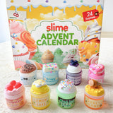 Advent Calendar 2024 - Christmas Countdown Calendars 24 Days of Surprises with DIY Clay Slime and Toys Kit Funny Gifts for Toddler Kids Teens Girls Boys 4 5 6 7 8 9 10 11 12 Year Old