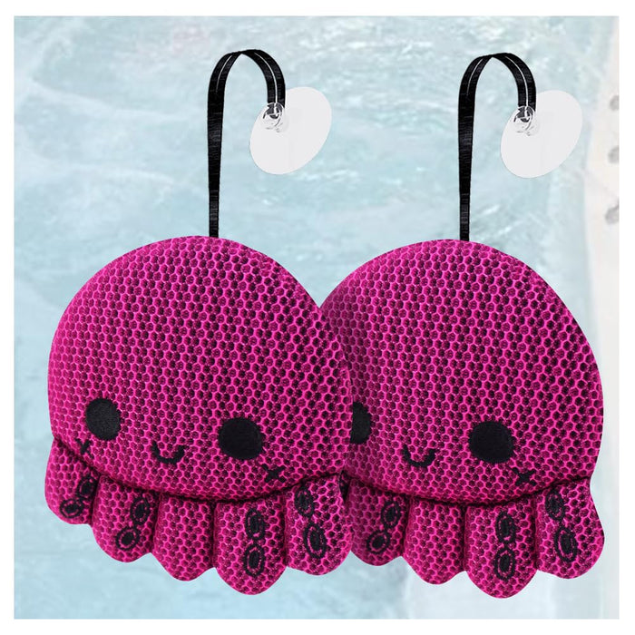 TPmax Reusable Hot Tub Scum Absorber and Oil Absorbing Sponge Twin Pack, Must Have hot tub Accessories for Spa and Pool Cleaner - Hot Tub Sponge - Pool Scum Absorber