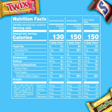 SNICKERS, TWIX, & MILKY WAY Minis Halloween Chocolate Candy Bars Variety Pack, 150 Ct Bulk Bag