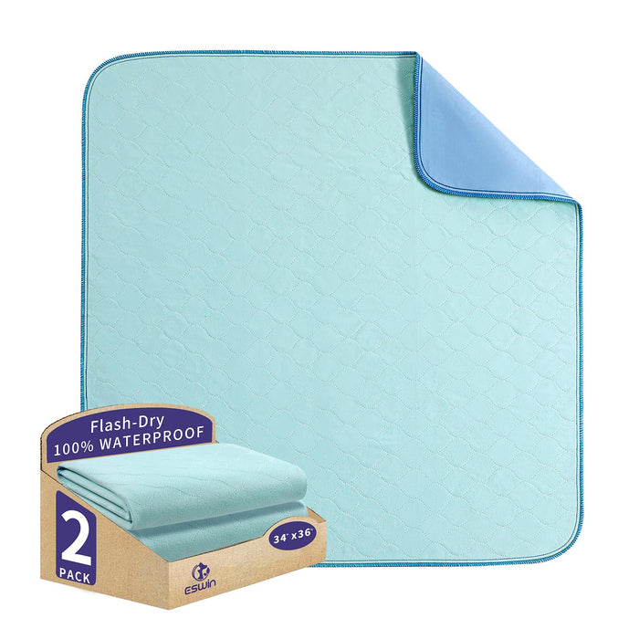 Bed Pads Washable Waterproof,Washable Underpads,Super Absorbency Reusable Bedwetting Incontinence Pads for Kids, Adults, Elderly, and Pets - Waterproof Protective Pad for Couch,Sofa,Floor,Bed