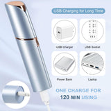 innobeaut Facial Hair Removal for Women, Electric Painless Facial Hair Remover for Face, Lip, Chin with USB Rechargeable