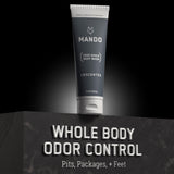 Mando Odor Shield Body Wash - 24 Hour Odor Control - Removes Odor Better than Soap - SLS Free, Paraben Free, Skin Safe - 8.5 Ounce (Unscented)