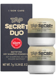 I Dew Care Dry Shampoo - Tap Secret Duo Gift set, With Black Ginseng, Non-aerosol, Benzene-free, Mattifying Root Boosting Powder, No White Cast, Formulated without Gluten, Travel Size, 2 Count, 0.48Oz