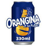 RIBENA Orangina Sparkling Fruit Drink; Multipack of 6 x 330ml cans; contains a blend of citrus juices, real orange pulp and orange zest