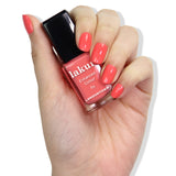 LONDONTOWN LAKUR Nail Polish, Nail Lacquer, Papaya, Coral, 1 ct.