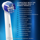 Replacement Toothbrush Heads Compatible With Oral B Braun- Pack of 16 Professional Electric Toothbrush Heads- Precision Refills for Oral-b 7000, Clean, OralB Pro 1000, 9600, 500, 3000, 8000, Plus!