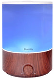 BlueHills Premium 4000 ml XL Essential Oil Diffuser 4L 4 Liter 70 Hour Run Humidifier Aromatherapy 1 Gallon Big Capacity High Mist Output for Large Room Home Mood Lights Dark Wood Grain E402